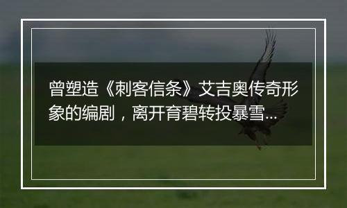 曾塑造《刺客信条》艾吉奥传奇形象的编剧，离开育碧转投暴雪旗下