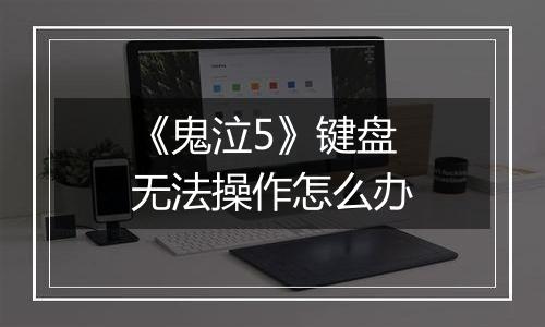 《鬼泣5》键盘无法操作怎么办