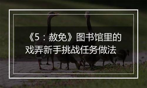 《5：赦免》图书馆里的戏弄新手挑战任务做法