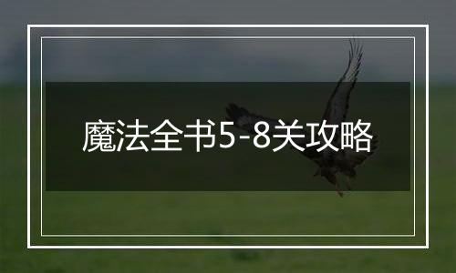 魔法全书5-8关攻略
