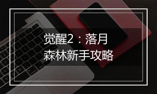 觉醒2：落月森林新手攻略