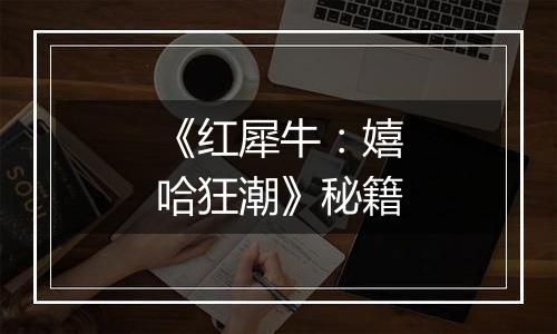 《红犀牛：嬉哈狂潮》秘籍