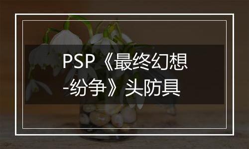 PSP《最终幻想-纷争》头防具