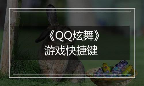《QQ炫舞》游戏快捷键