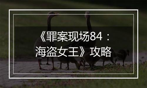 《罪案现场84：海盗女王》攻略