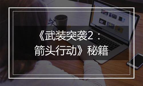《武装突袭2：箭头行动》秘籍