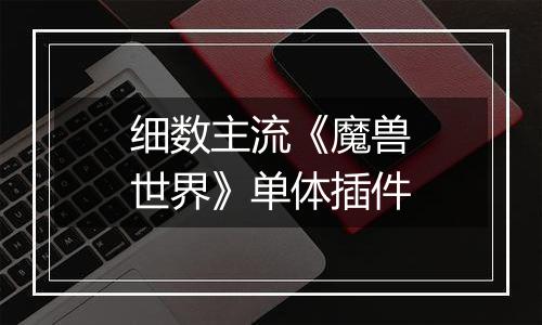 细数主流《魔兽世界》单体插件