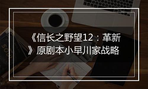 《信长之野望12：革新》原剧本小早川家战略