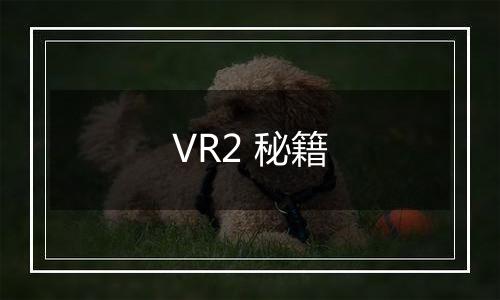 VR2 秘籍