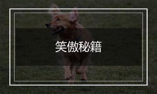 笑傲秘籍