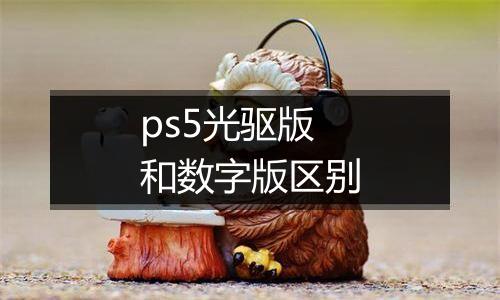 ps5光驱版和数字版区别