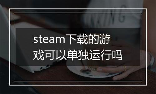 steam下载的游戏可以单独运行吗