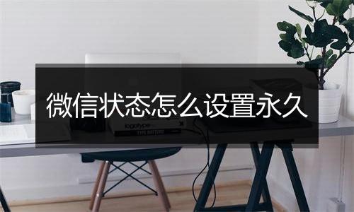 微信状态怎么设置永久