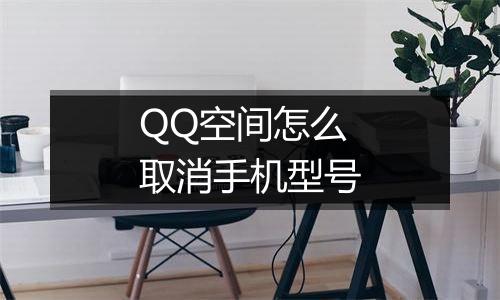 QQ空间怎么取消手机型号