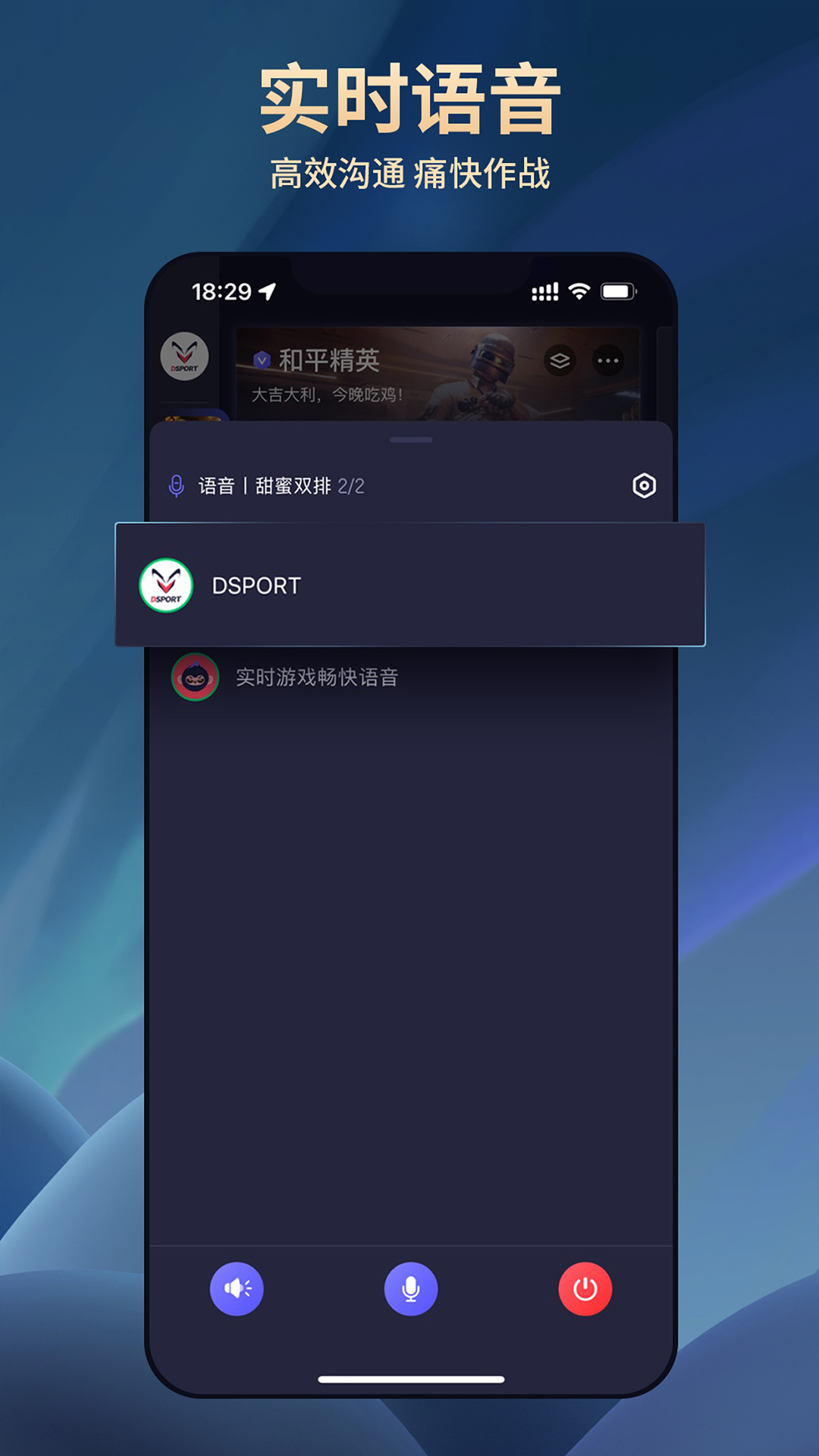 DSPORT app