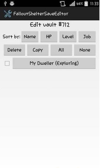 辐射避难所存档编辑器手机版(FalloutShelterSaveEditor)