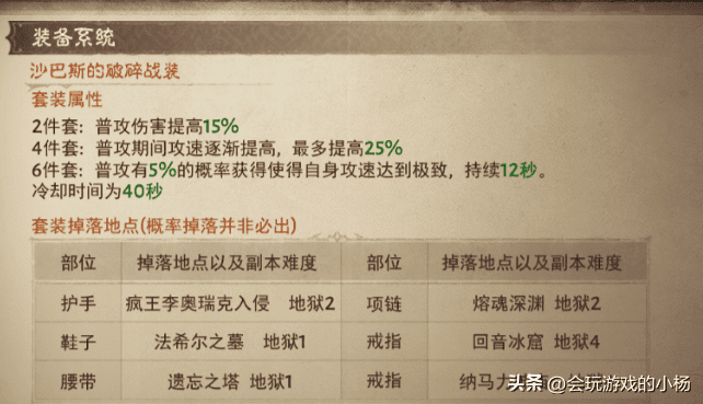 暗黑破坏神不朽猎魔人装备攻略，暗黑破坏神不朽猎魔人装备在哪刷？