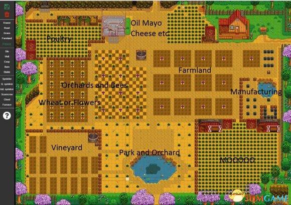 星露谷物语农田摆法,星露谷物语矿石农场最佳布局