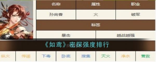 如鸢密探怎么选