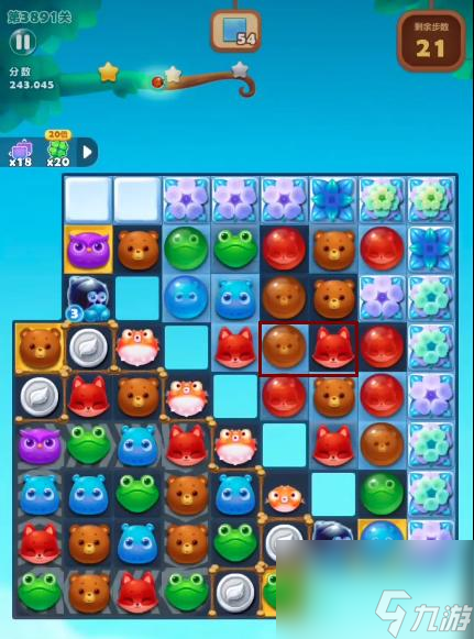 开心消消乐3891关怎么过？ （开心消消乐3891关）