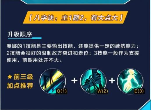 lol手游赛娜出装天赋攻略