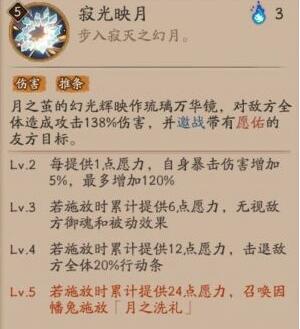 阴阳师sp辉夜姬技能介绍