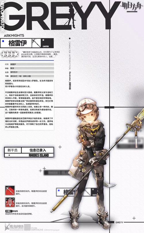 明日方舟格雷伊属性天赋技能实战评价介绍