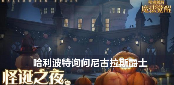 哈利波特魔法觉醒询问尼古拉斯爵士