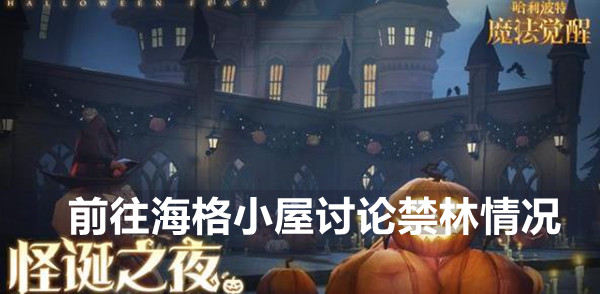 哈利波特魔法觉醒前往海格小屋讨论禁林情况