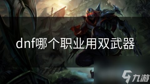 dnf哪个职业用双武器