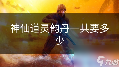 神仙道灵韵丹一共要多少