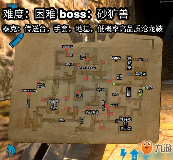 方舟生存进化诅咒地牢攻略 地牢刷怪点BOSS打法