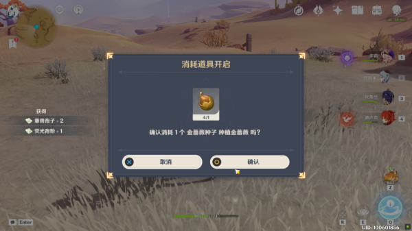 原神金蔷薇种子任务怎么做