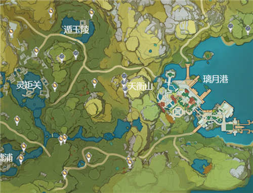 原神璃月山壁位置介绍