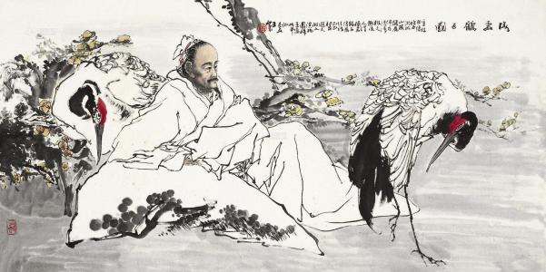 成语“梅妻鹤子”是形容