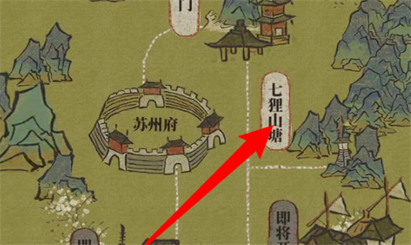 江南百景图山茶花所在地图介绍