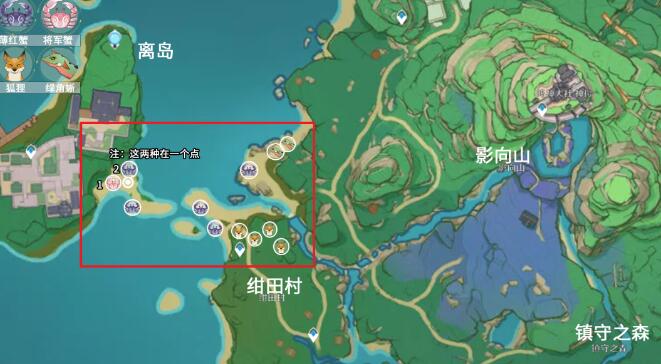 原神小动物分布一览