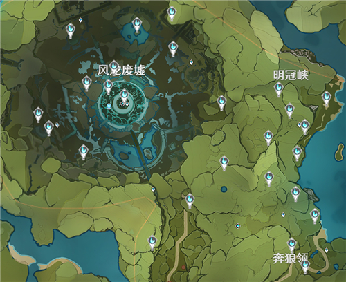 原神风神瞳分布图一览