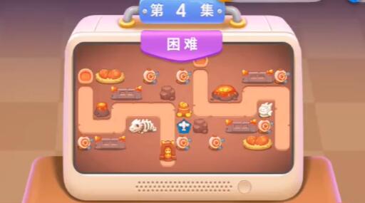 保卫萝卜4饿龙传说第4关攻略