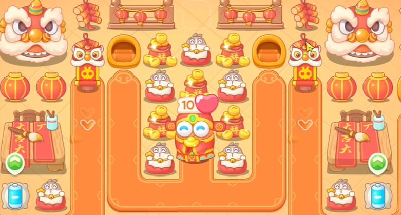 保卫萝卜4新春大集第2关攻略