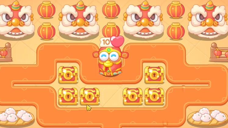 保卫萝卜4新春大集第14关攻略