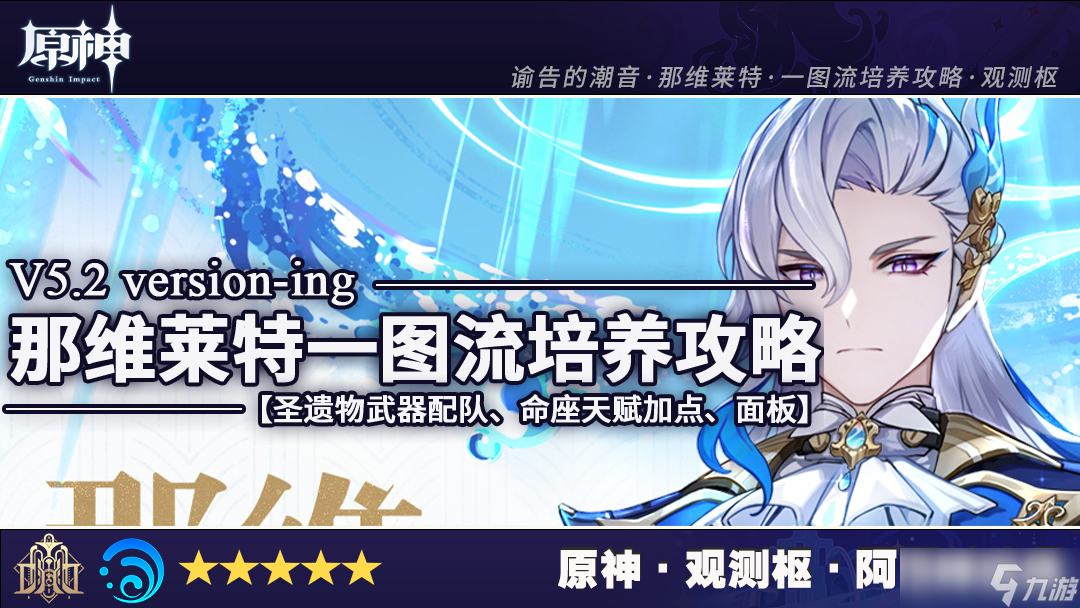 原神【V5.2攻略】那维莱特·一图流简略版培养攻略