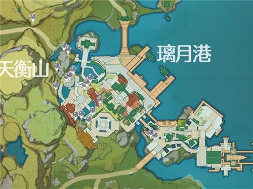 原神璃月区域特产分布图一览