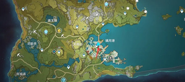 原神百货奇货璃月港位置介绍