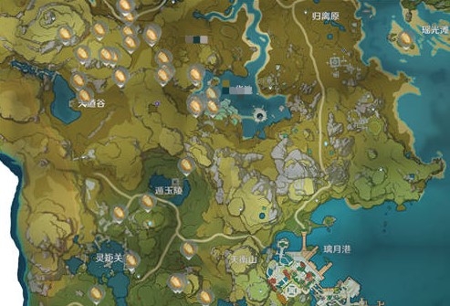 原神石珀地图分布位置一览