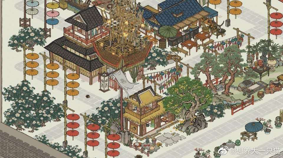 江南百景图阿喜茶馆布局介绍
