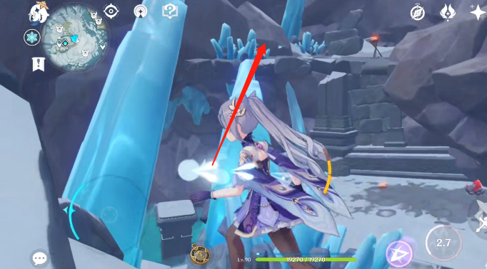 原神雪山山顶到达方法