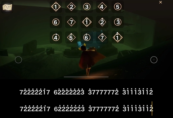 光遇黑人抬棺数字版简谱分享