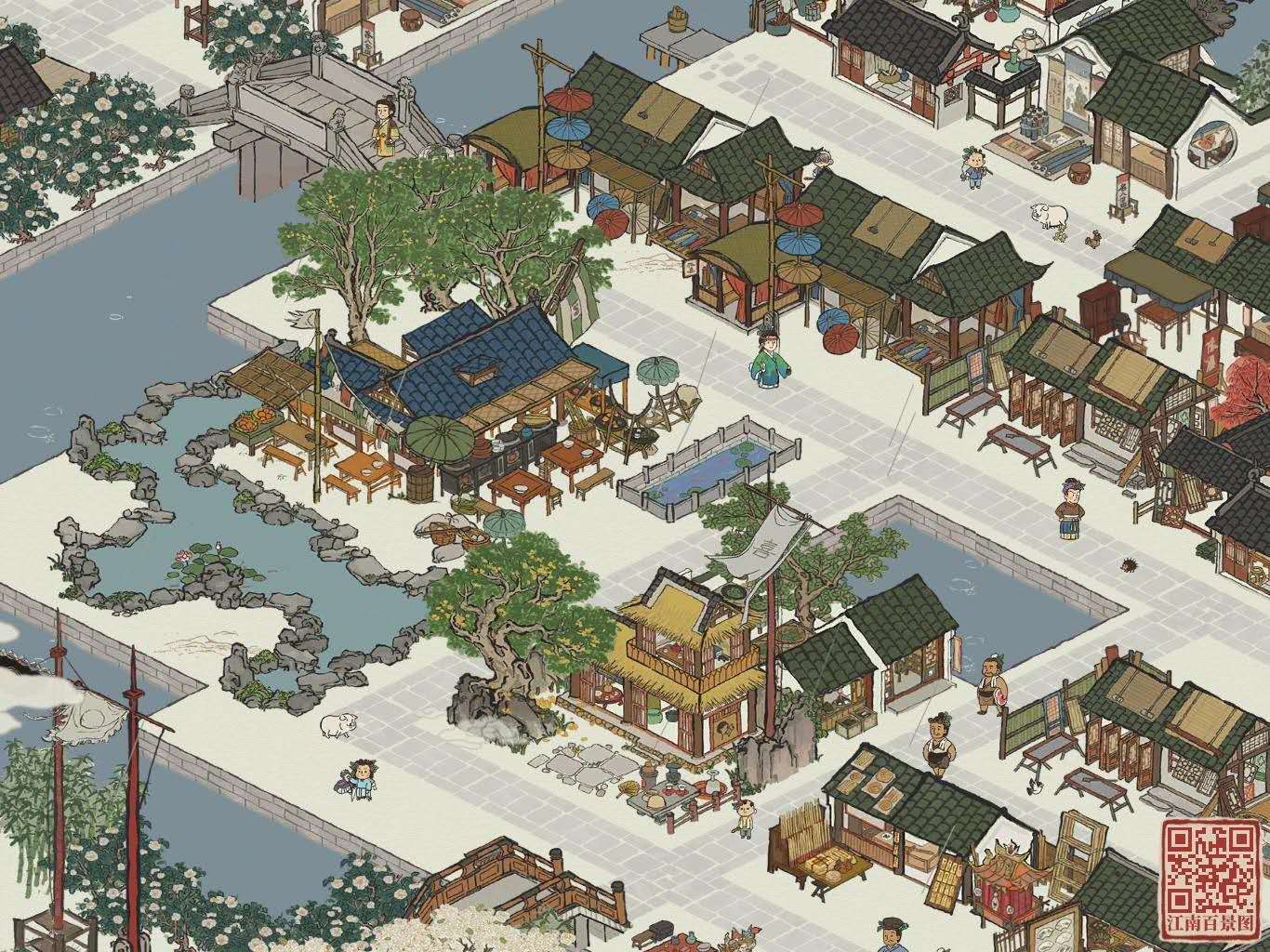 江南百景图阿喜茶馆布局介绍