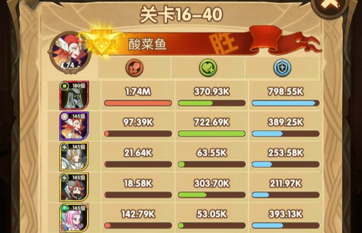 剑与远征凤凰过16-40攻略